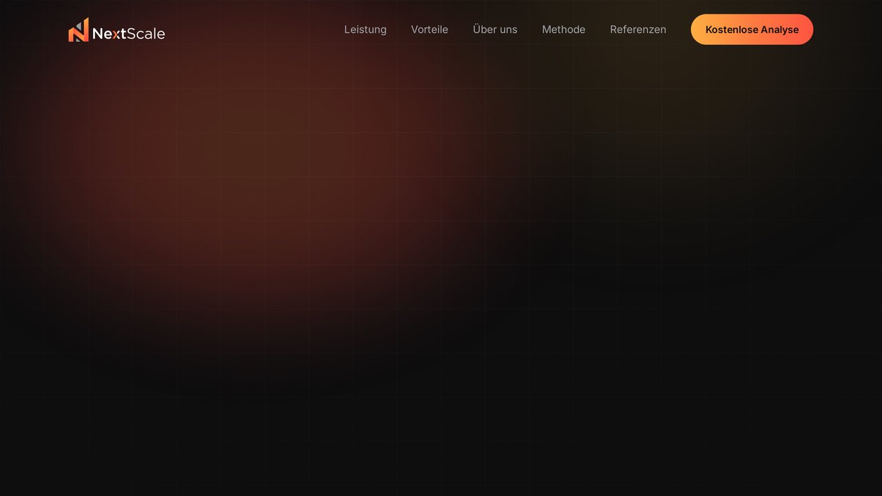 NextScale – Amazon-Wachstumsagentur, Website von KLMN Media gebaut